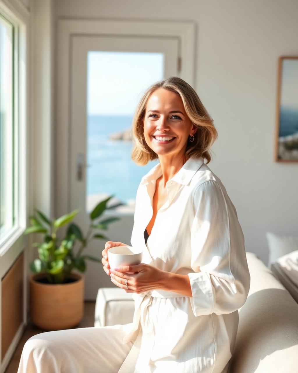 Schuyler Sauter in her Long Beach home