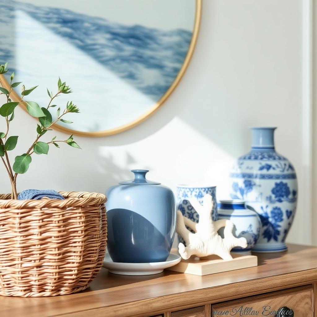 Styling a Console Table the Coastal Way