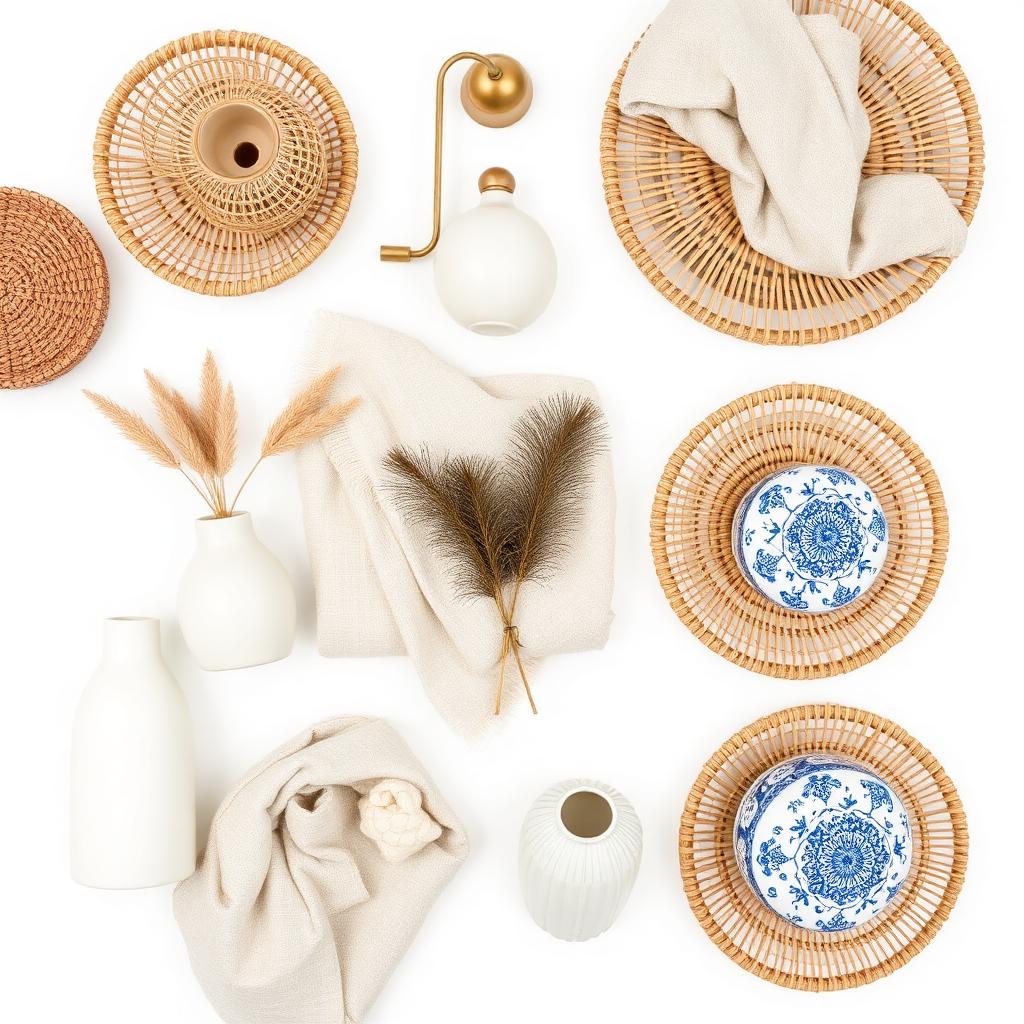Curated coastal home decor