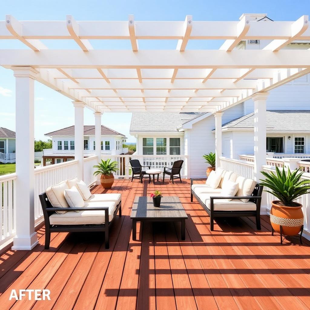 Weathered Deck Revival — after